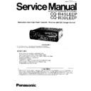 Panasonic CQ-R45LEEP, CQ-R30LEEP Service Manual