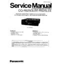 Panasonic CQ-R525GLEE, CQ-R525LEE Service Manual