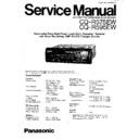 Panasonic CQ-R575EW, CQ-R595EW Service Manual