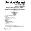 Panasonic CQ-RD585LEN, CQ-RD565LEN Service Manual