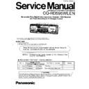 Panasonic CQ-RD595WLEN Service Manual