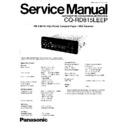 Panasonic CQ-RD815LEEP Service Manual