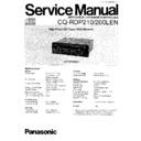 Panasonic CQ-RDP210, CQ-RDP200LEN Service Manual