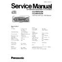 Panasonic CQ-RDP212N, CQ-RDP202N Service Manual