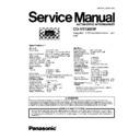 Panasonic CQ-VX1300W Service Manual