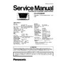 Panasonic CQ-VX2200W Service Manual
