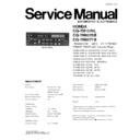 Panasonic CQ-YH1070L, CQ-YH0070B, CQ-YH0071B Service Manual