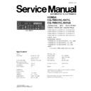 Panasonic CQ-YH5070L, CQ-YH5071L, CQ-YH5072L, CQ-YH5074A Service Manual