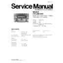 Panasonic CR-LM8180K Service Manual