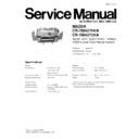 Panasonic CR-YM4270KA, CR-YM4272KA (serv.man2) Service Manual