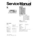 cx-bm1091f, cx-bm3091f, cx-bm6091f, cx-bm5091f, cx-bm7091f, cx-bm8191f service manual