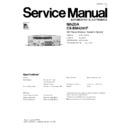 Panasonic CX-BM4290F Service Manual