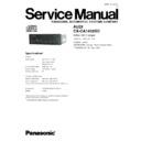 Panasonic CX-CA1492GC Service Manual