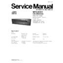 Panasonic CX-CB9390A Service Manual