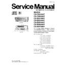 Panasonic CX-CM3060F, CX-CM6060F, CX-BM1060F, CX-BM3060F, CX-BM5060F, CX-BM6060F, CX-BM7060F Service Manual / Supplement