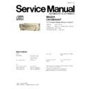 Panasonic CX-CM4290F (serv.man2) Service Manual