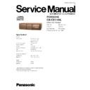 Panasonic CX-CX1190L Service Manual