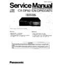 Panasonic CX-DP601EN, CX-DP600AEN Service Manual