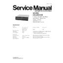 Panasonic CX-LH9161B Service Manual