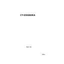 Panasonic CY-DX0260KA Service Manual