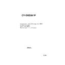 Panasonic CY-DXD361P Service Manual