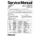Panasonic BT-H1390YN Simplified Service Manual