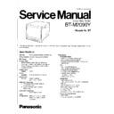 Panasonic BT-M2090Y Service Manual