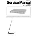 Panasonic WJ-MS488 Service Manual / Supplement