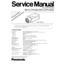 Panasonic WV-CPR460, WV-CPR464E Simplified Service Manual