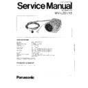 Panasonic WV-LZ61-15 Service Manual