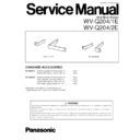 Panasonic WV-Q2041E, WV-Q2042E Service Manual