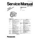 Panasonic DMC-FZ15P (serv.man2) Simplified Service Manual