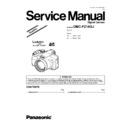 Panasonic DMC-FZ18GJ Simplified Service Manual