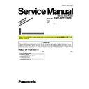 Panasonic DMP-BDT210EE Simplified Service Manual