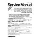 Panasonic DVD-A100U, DVD-A350EB, DVD-A350EU, DVD-A330EN, DVD-A330MU, DVD-A130EN, DVD-A130MU, DVD-A105U, DVD-A150EB, DVD-A310 Service Manual / Supplement