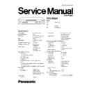 Panasonic DVD-RA61 (serv.man2) Service Manual