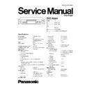Panasonic DVD-RA61 (serv.man3) Service Manual