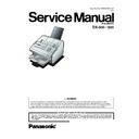 Panasonic DX-600, DX-800 Service Manual