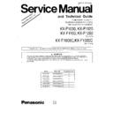 Panasonic KX-F1000 (serv.man3) Service Manual / Supplement
