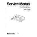 kx-f850 service manual