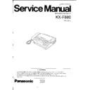 Panasonic KX-F880 Service Manual