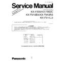 kx-f900 service manual / supplement