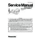 Panasonic KX-FC965RU Service Manual