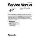 Panasonic KX-FL403RU (serv.man8) Service Manual / Supplement