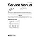 Panasonic KX-FL513RU (serv.man4) Service Manual / Supplement
