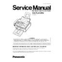 kx-fl513ru service manual