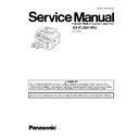 Panasonic KX-FLB813RU Service Manual