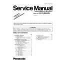 Panasonic KX-FLB883RU (serv.man4) Service Manual / Supplement