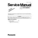 Panasonic KX-FLB883RU (serv.man7) Service Manual / Supplement