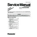 Panasonic KX-FLC413RU (serv.man4) Service Manual / Supplement